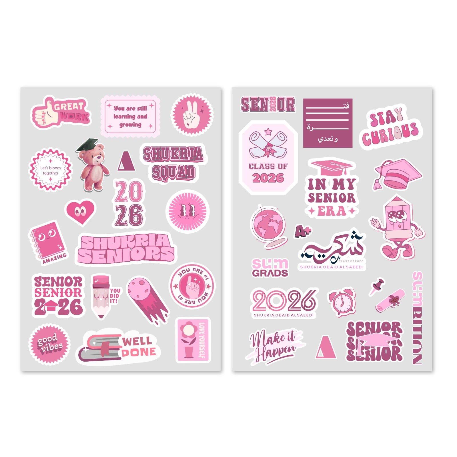 Shukria - Sticker Sheet