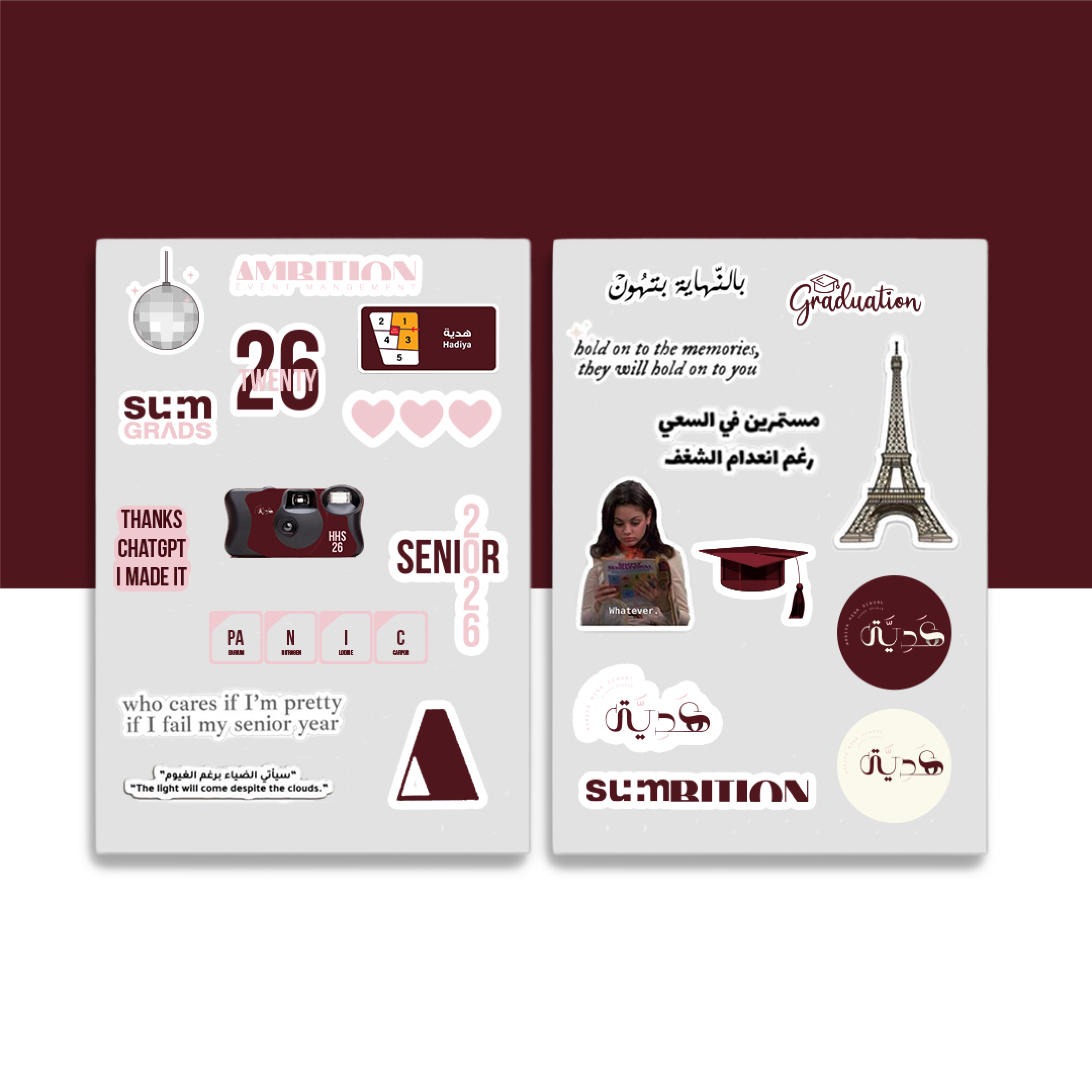 Hadia - Sticker Sheet