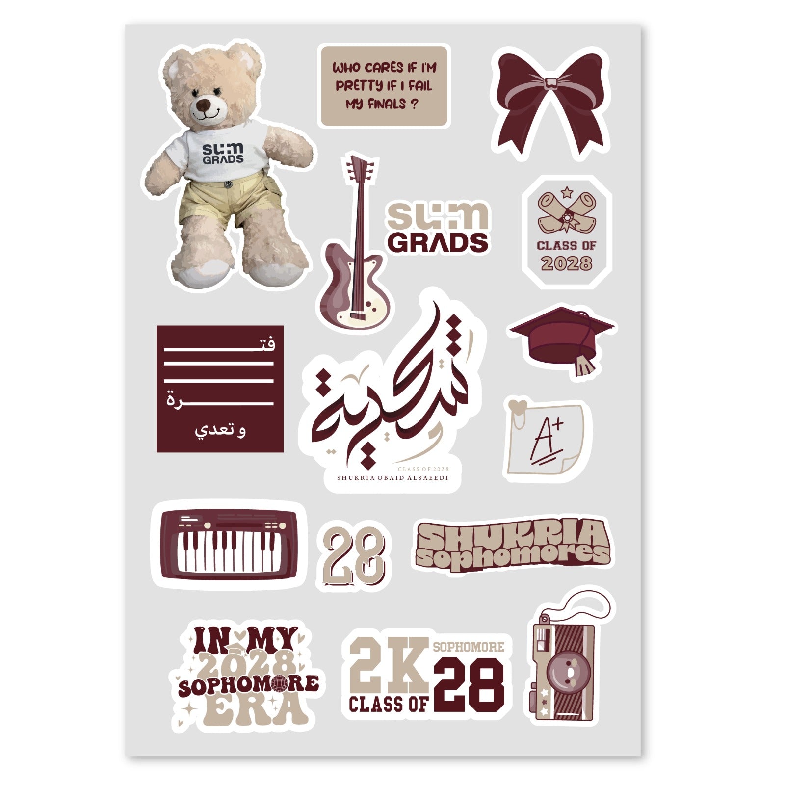 Shukria - Sticker Sheet 28